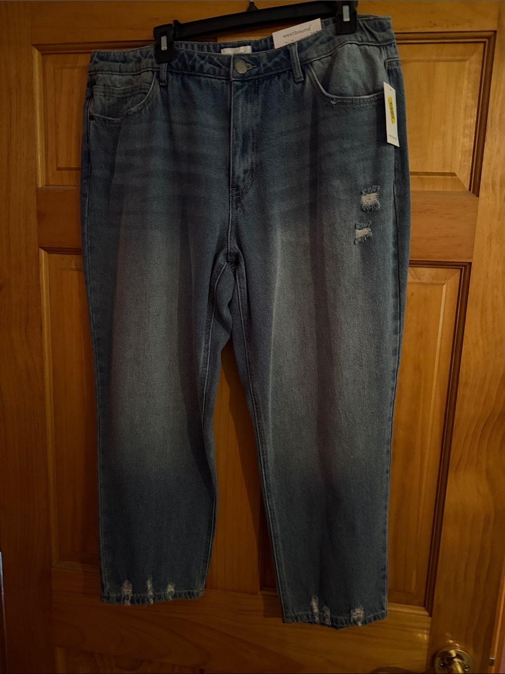 Westbound Relaxed Denim Jeans in Faded Blue
